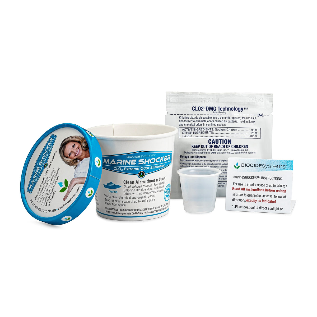 Marine Shocker™ Boat Odor Eliminator | Biocide Systems™