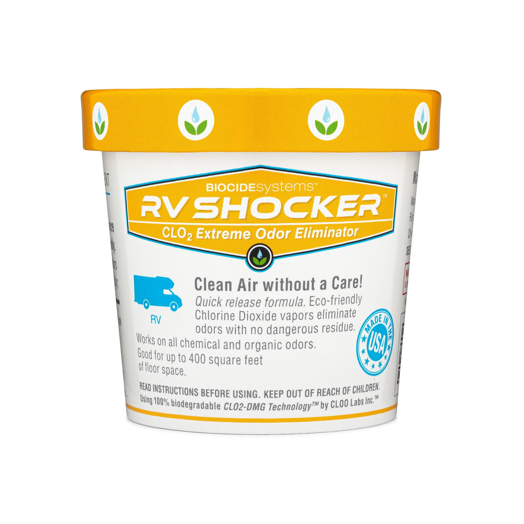 RV Shocker™ ClO2 Odor Eliminator Quick Release Vapor Biocide Systems™